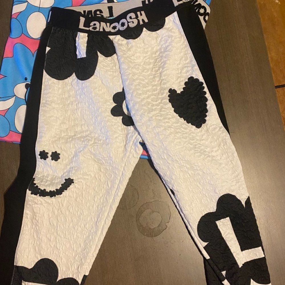 Girls Lanoosh Pants w/ Matching Tote Twee Streetwear Medium